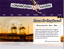 Tablet Screenshot of longboardhaven.com